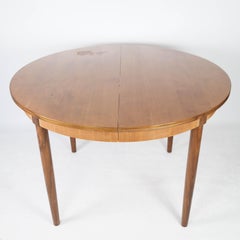 Dining Table Made In Teak With Extensions, Danish Design From 1960s