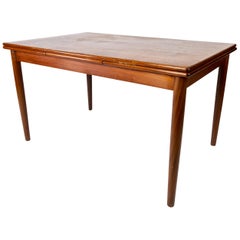 Dining Table in Teak with Extensions of Danish Design from the 1960s