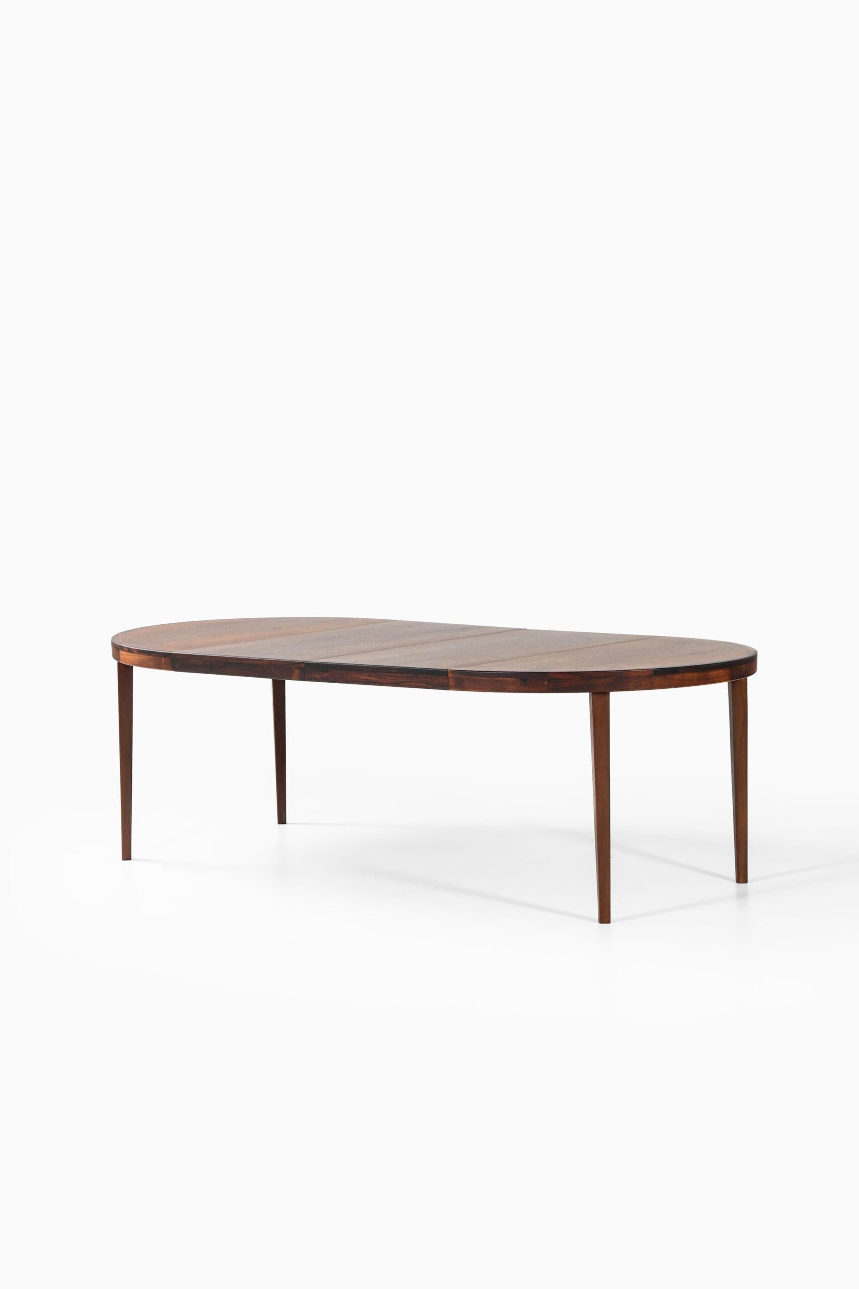 Mid-20th Century Dining Table in the Manner of Kai Kristiansen Produced in Denmark For Sale