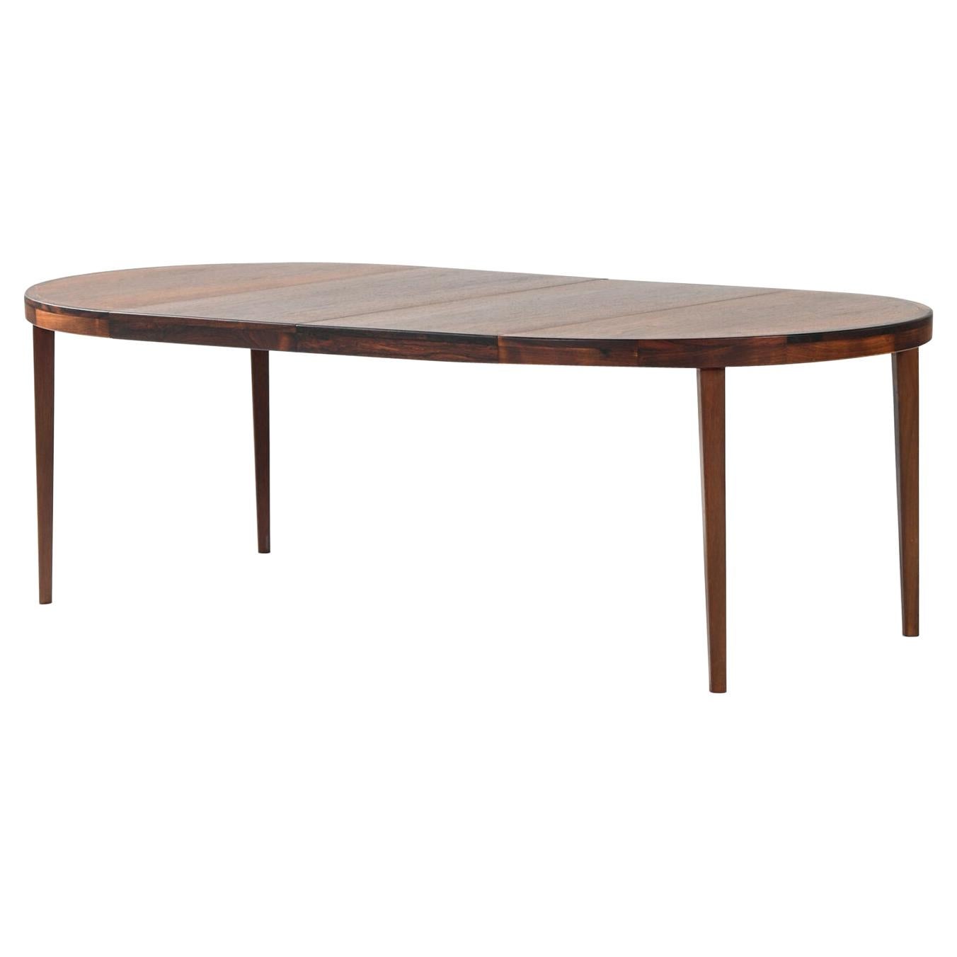 Dining Table in the Manner of Kai Kristiansen Produced in Denmark For Sale