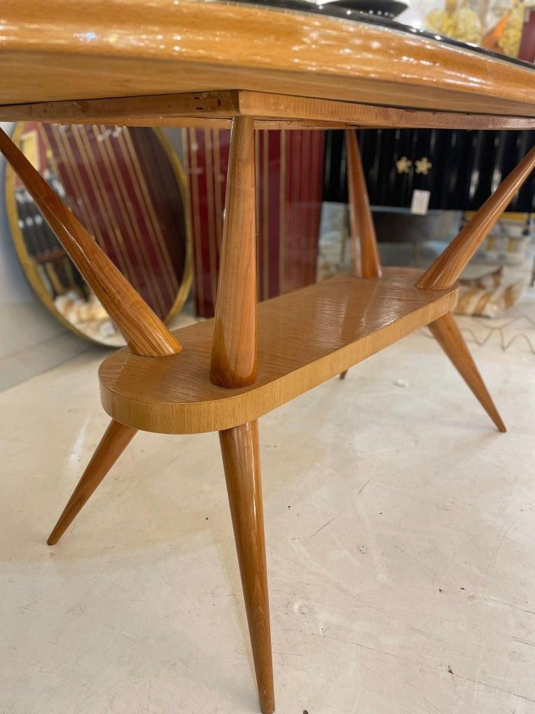 Italian Dining Table in the Style of Ico Parisi, Italy 1950s For Sale