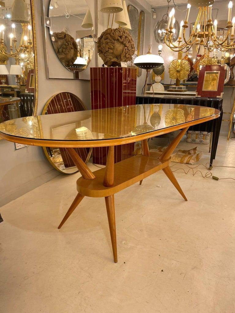 Dining Table in the Style of Ico Parisi, Italy 1950s For Sale 1