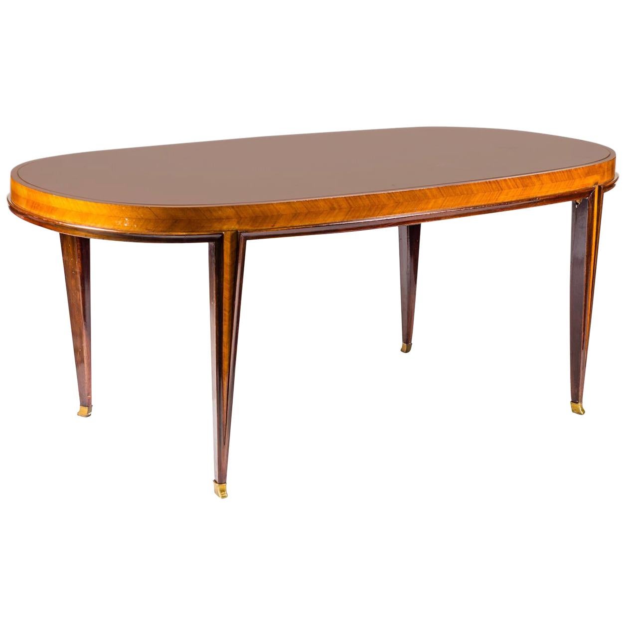 Dining Table in the Style of Paolo Buffa, circa 1950s For Sale