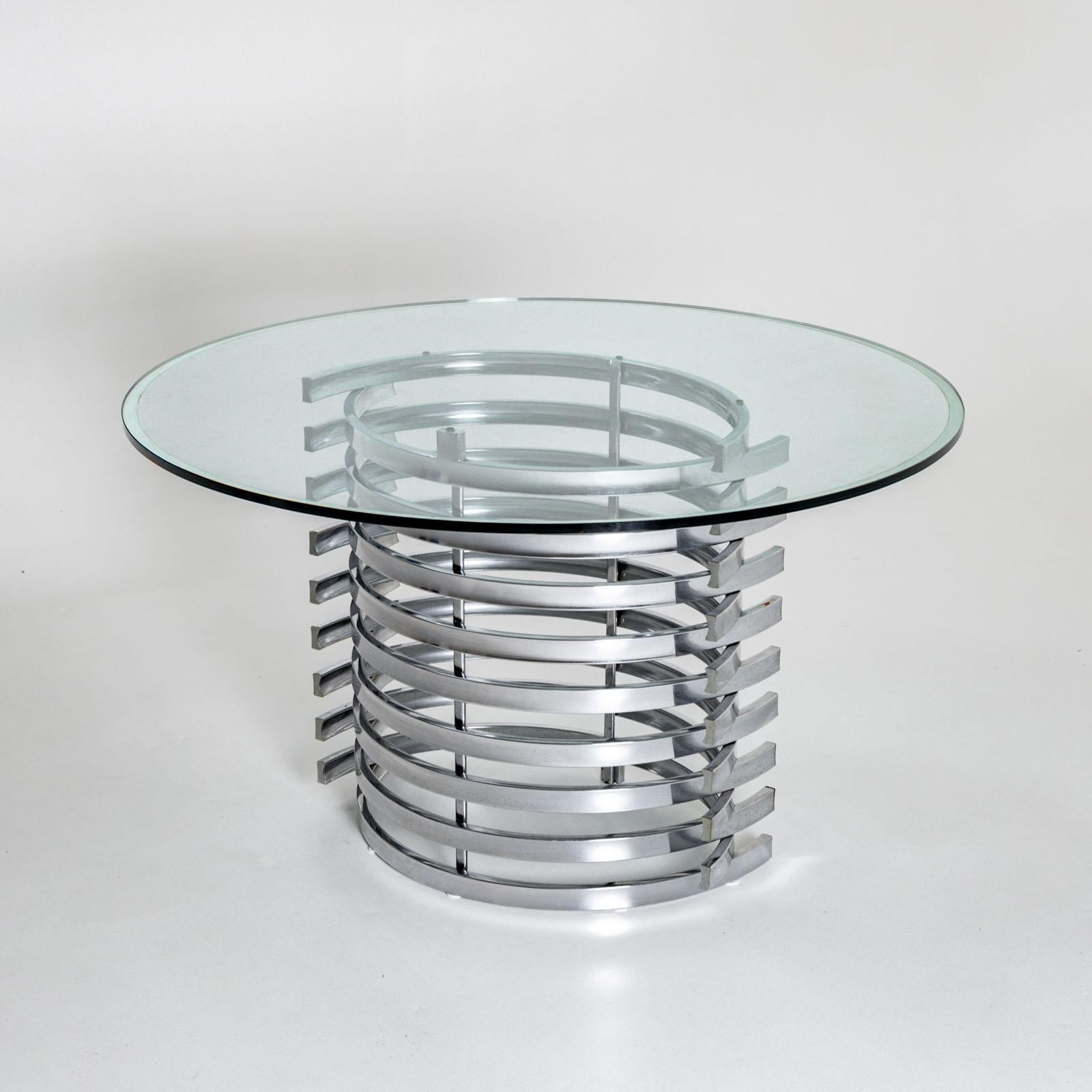Moderne Table de salle à manger dans le style de Renato Zevi, Italie fin du 20e siècle en vente