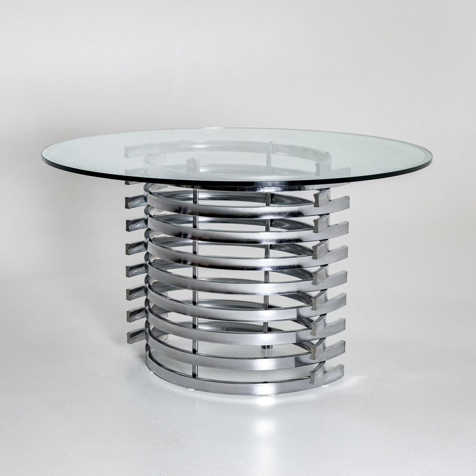 italien Table de salle à manger dans le style de Renato Zevi, Italie fin du 20e siècle en vente