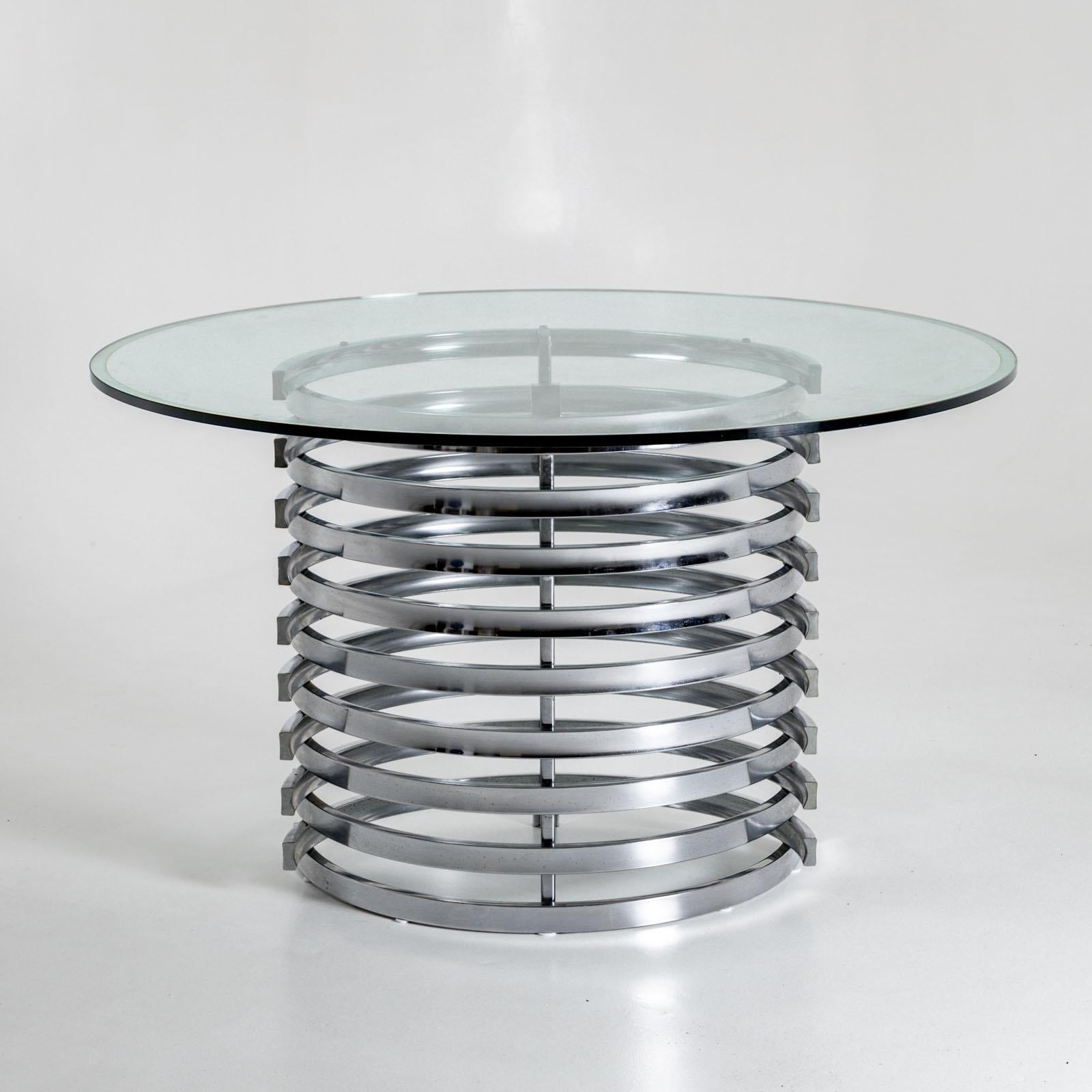 Verre Table de salle à manger dans le style de Renato Zevi, Italie fin du 20e siècle en vente