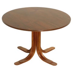 Dining Table in Walnut Wood by Cabos, Spain, 1960's