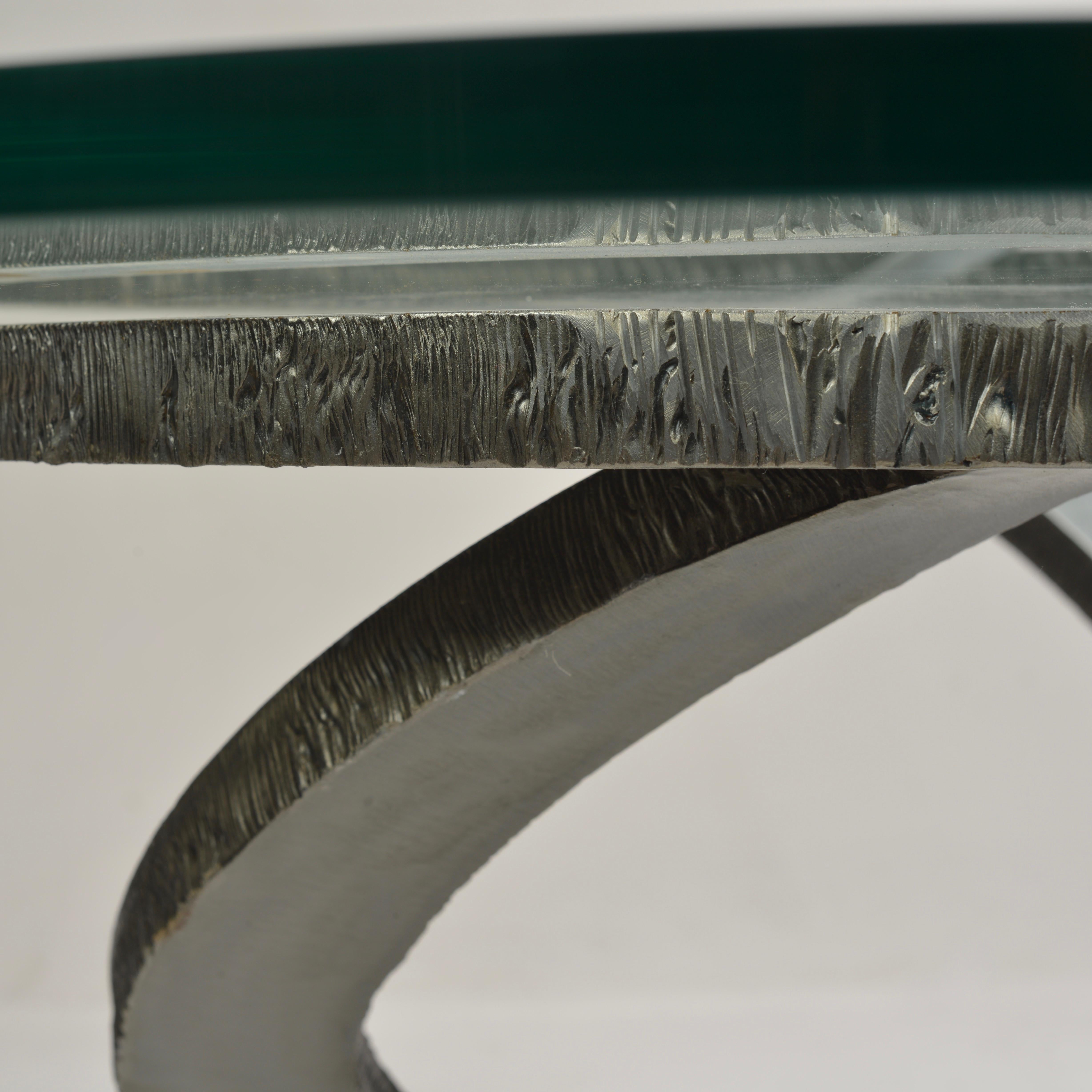 Table à manger  « Iron Flower » de Maurice Barilone, Roche Bobois ED. en vente 2