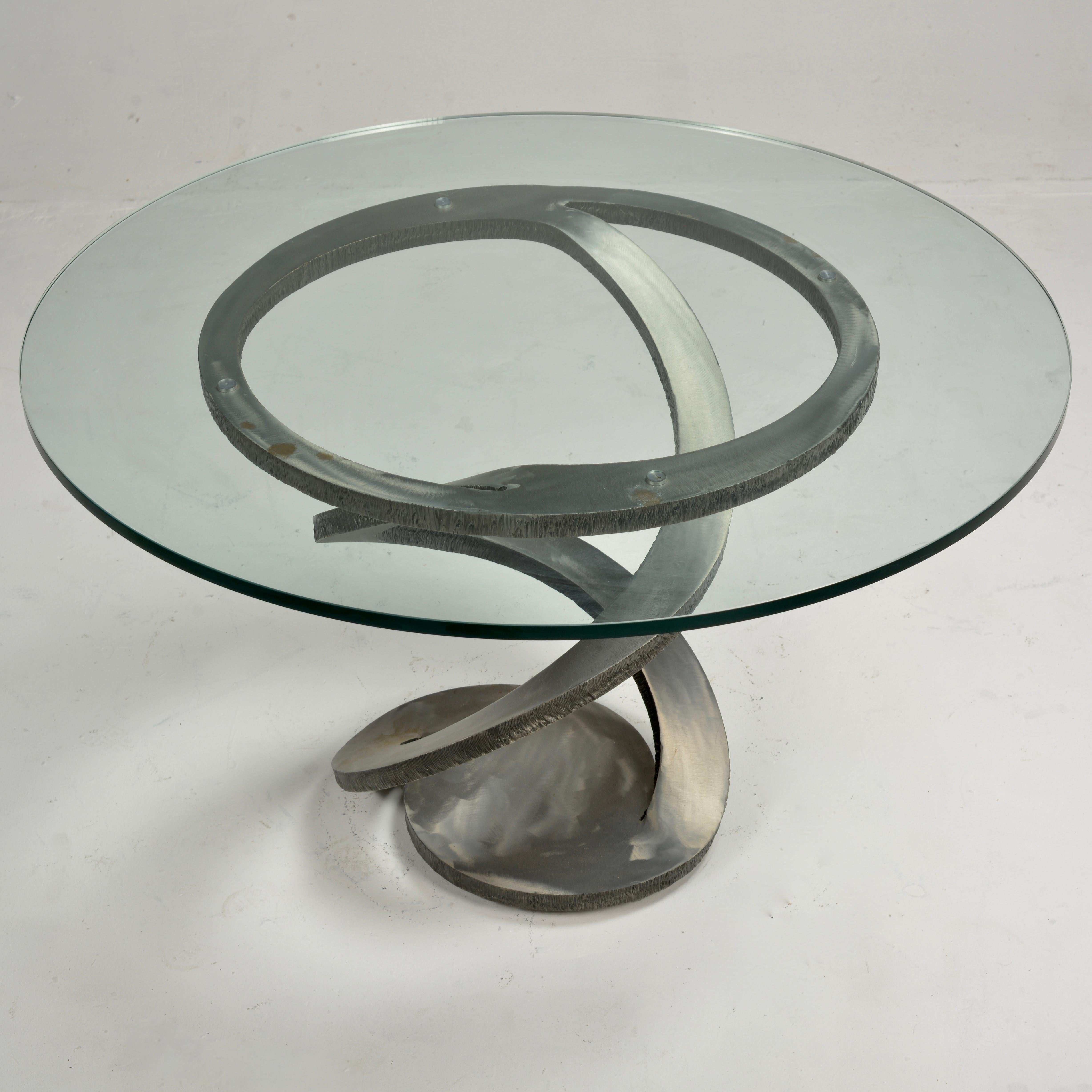 Table à manger  « Iron Flower » de Maurice Barilone, Roche Bobois ED. en vente 7