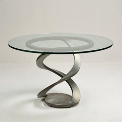 Table à manger  « Iron Flower » de Maurice Barilone, Roche Bobois ED.