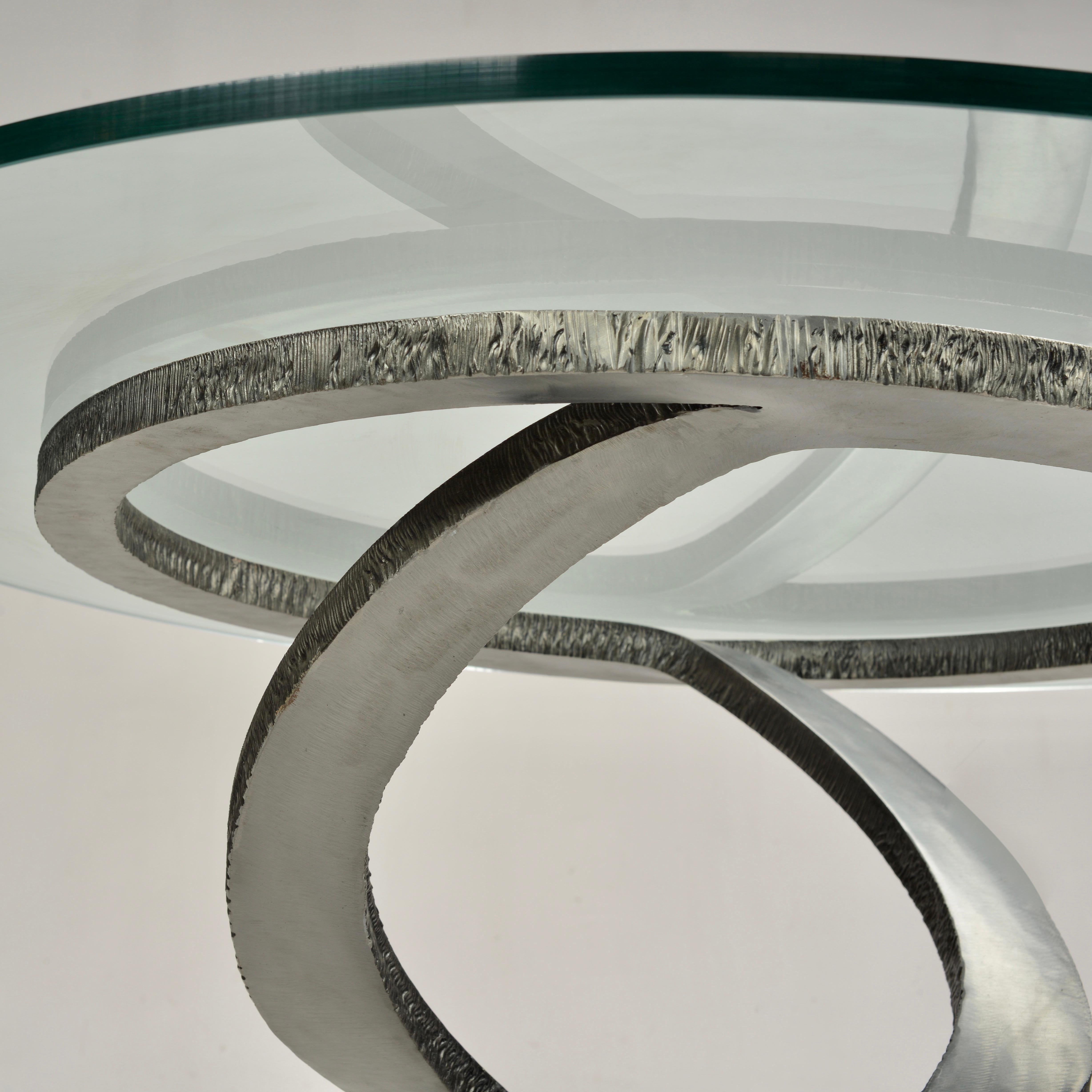 Table à manger  « Iron Flower » de Maurice Barilone, Roche Bobois ED. Bon état - En vente à Los Angeles, CA