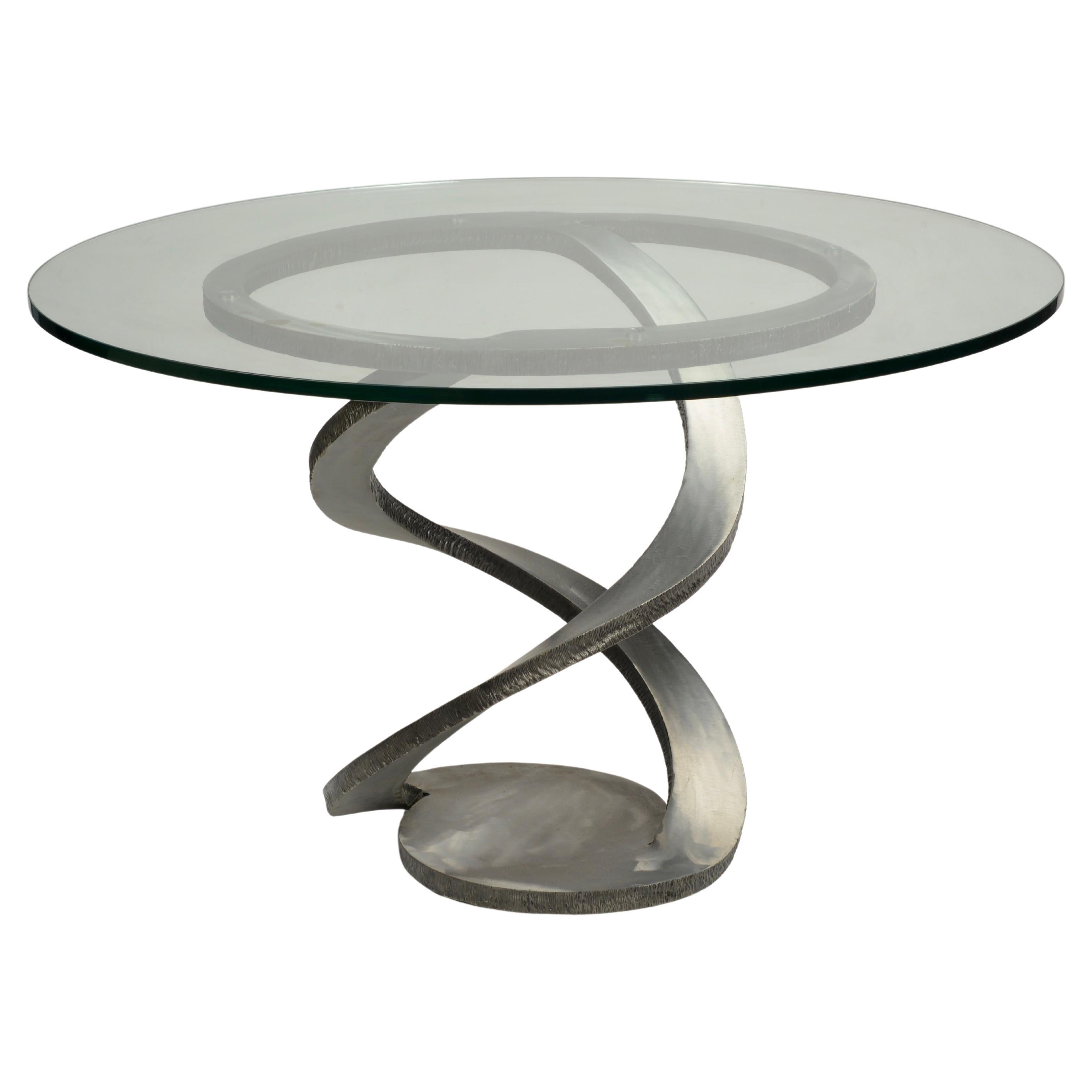 Tavolo da pranzo  'Fiore di ferro' Di Maurice Barilone, Roche Bobois ED.