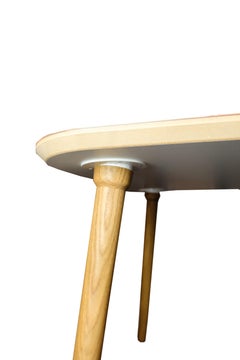 Dining Table Made With A Lamniate Top & Oak Legs By Karsten Lauritsen From 2000s