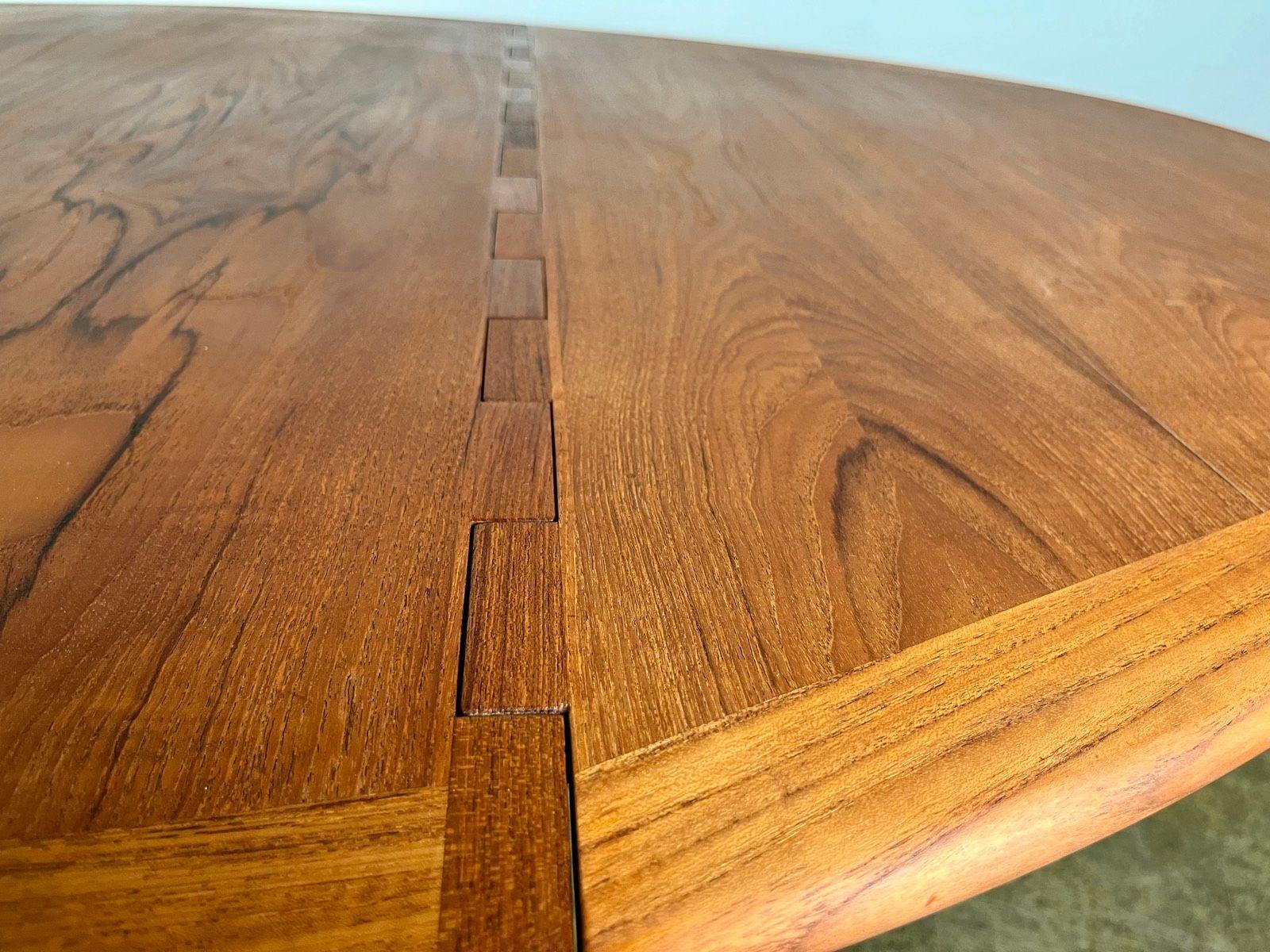 Table de salle à manger Kurt Østervig Gateleg Teck Moyen Siècle en vente 6