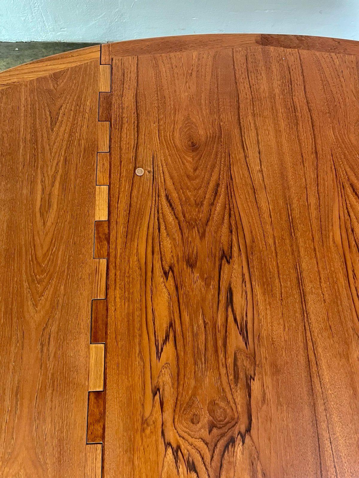 Table de salle à manger Kurt Østervig Gateleg Teck Moyen Siècle en vente 10