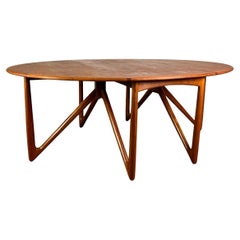 Mesa de comedor Kurt Østervig Gateleg Teca Medianoche