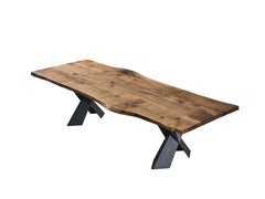 Black Walnut Rustic Handmade Dining Table