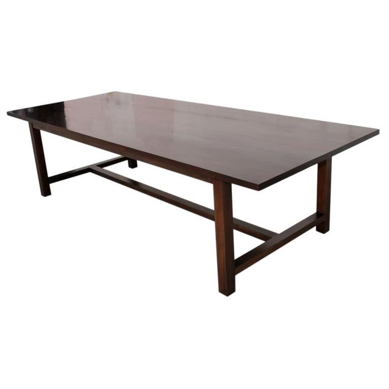 Martha Dining Table Made from Black Walnut, Built to Order by Petersen Antiques For Sale