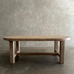 Harvest Dining Table Made from Solid Reclaimed Wood 86"