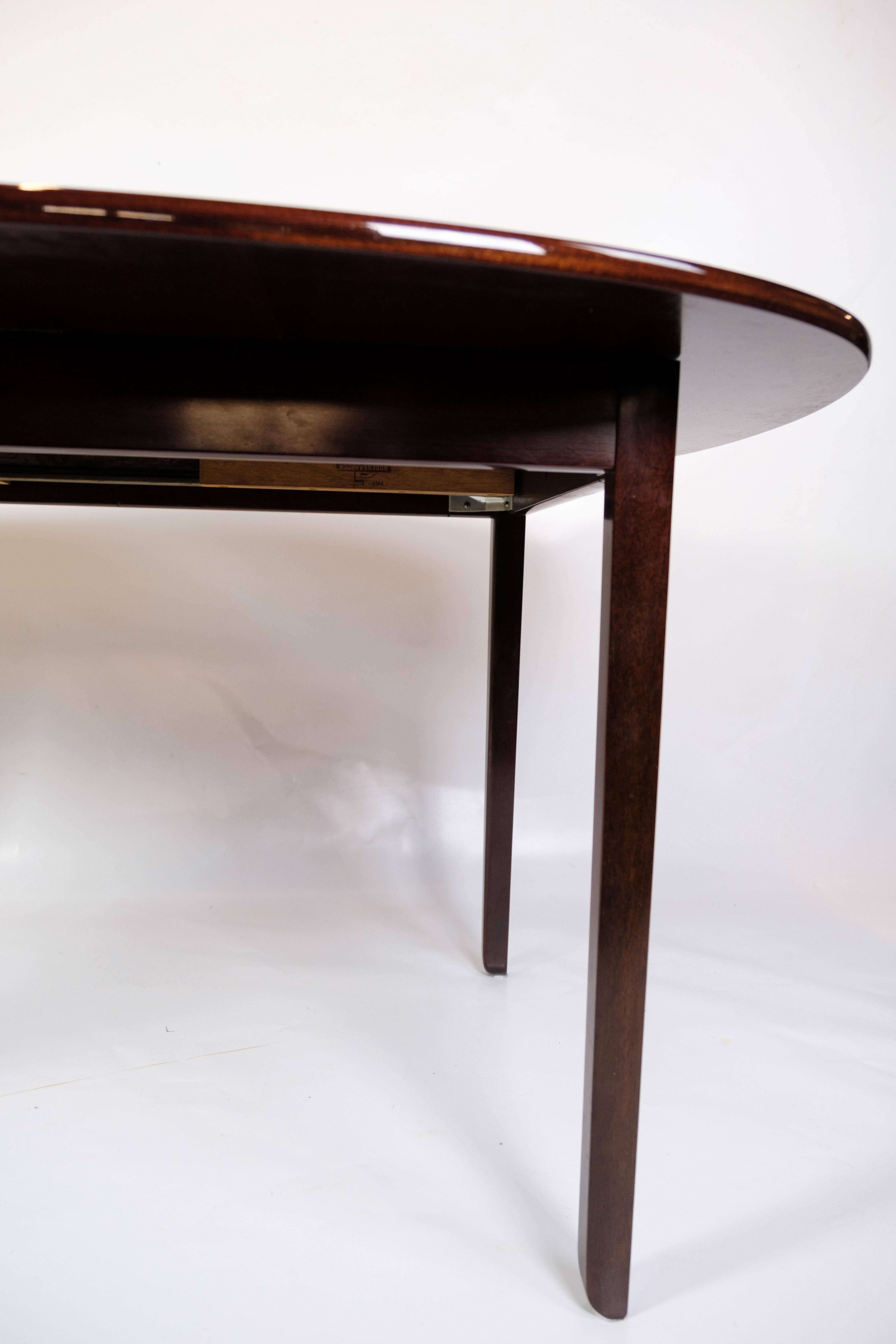 Dining Table Made In Mahogany By Ole Wanscher For P. Jeppesen From 1960s For Sale 4