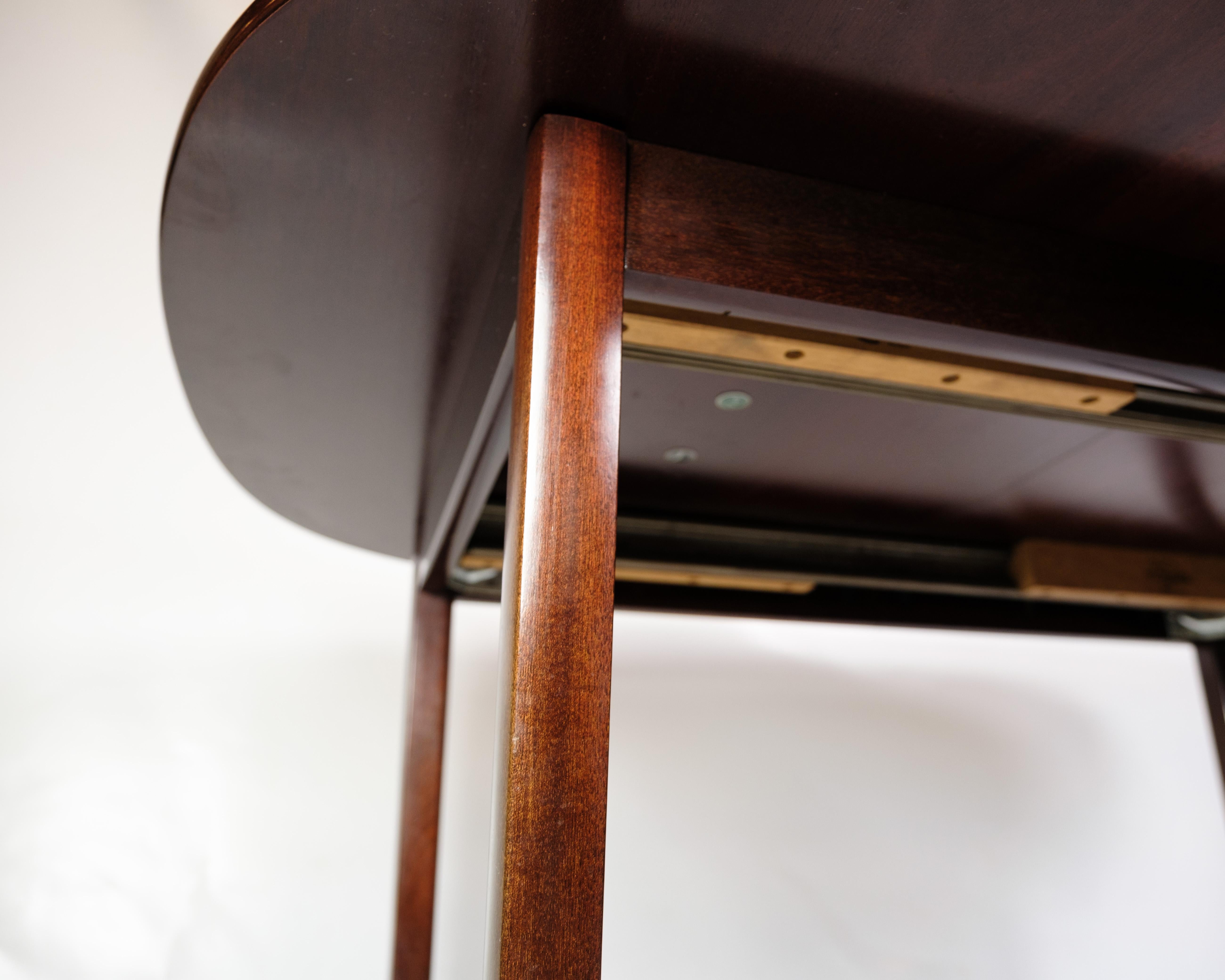 Dining Table Made In Mahogany By Ole Wanscher For P. Jeppesen From 1960s For Sale 5