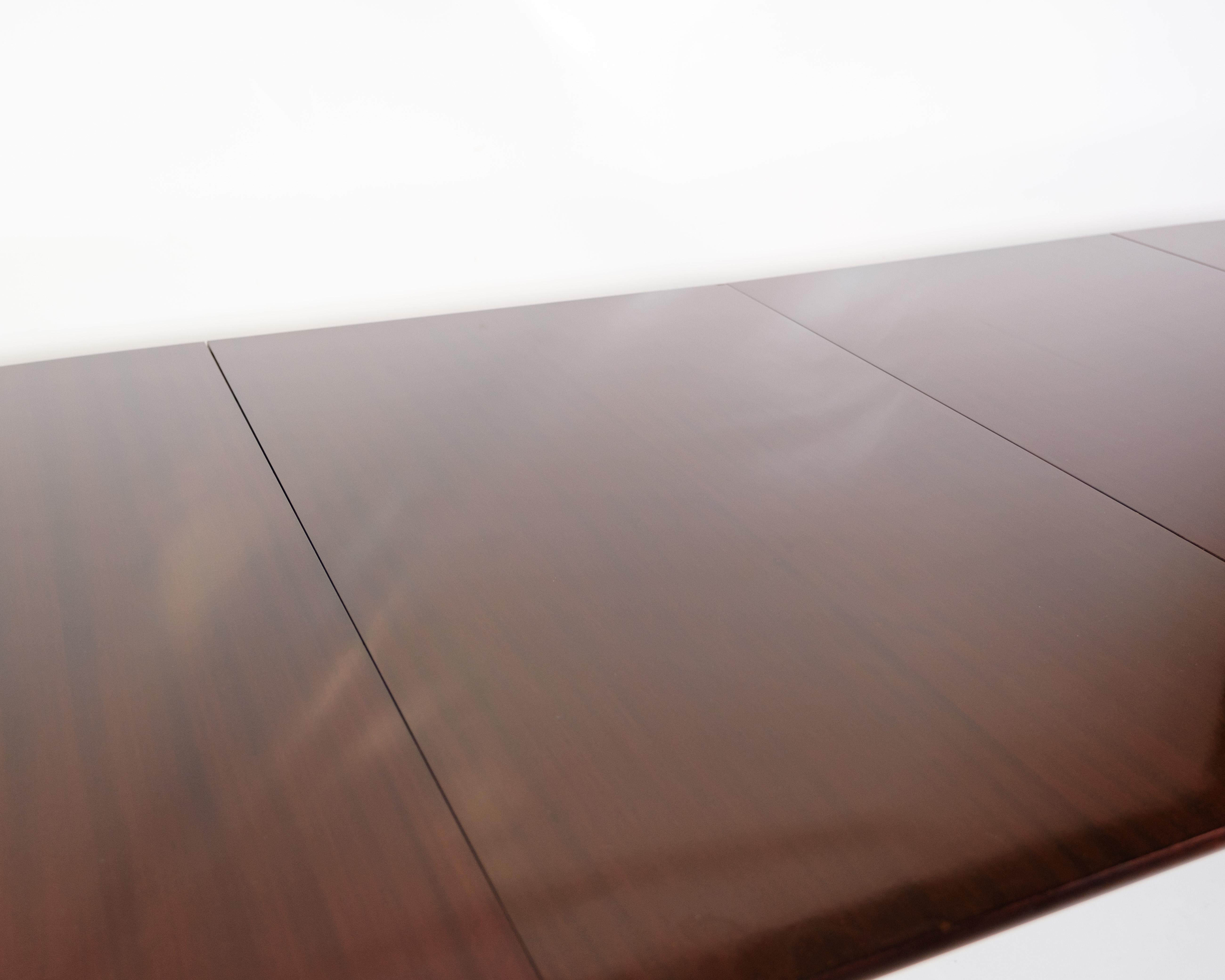 Dining Table Made In Mahogany By Ole Wanscher For P. Jeppesen From 1960s For Sale 10