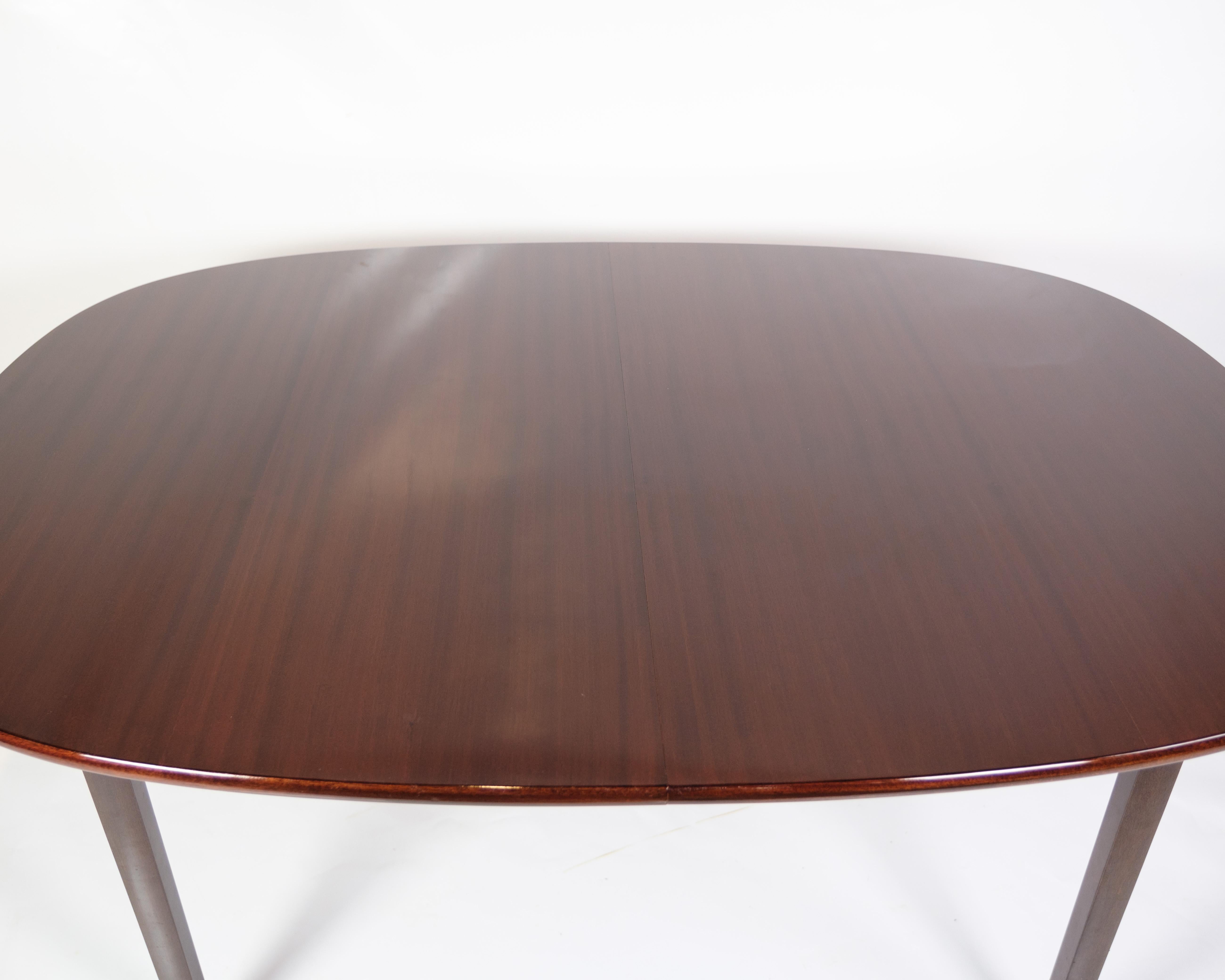 Dining Table Made In Mahogany By Ole Wanscher For P. Jeppesen From 1960s In Good Condition For Sale In Lejre, DK