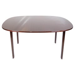 Mesa de comedor de caoba de los años 60 por Ole Wanscher para P. Jeppesen