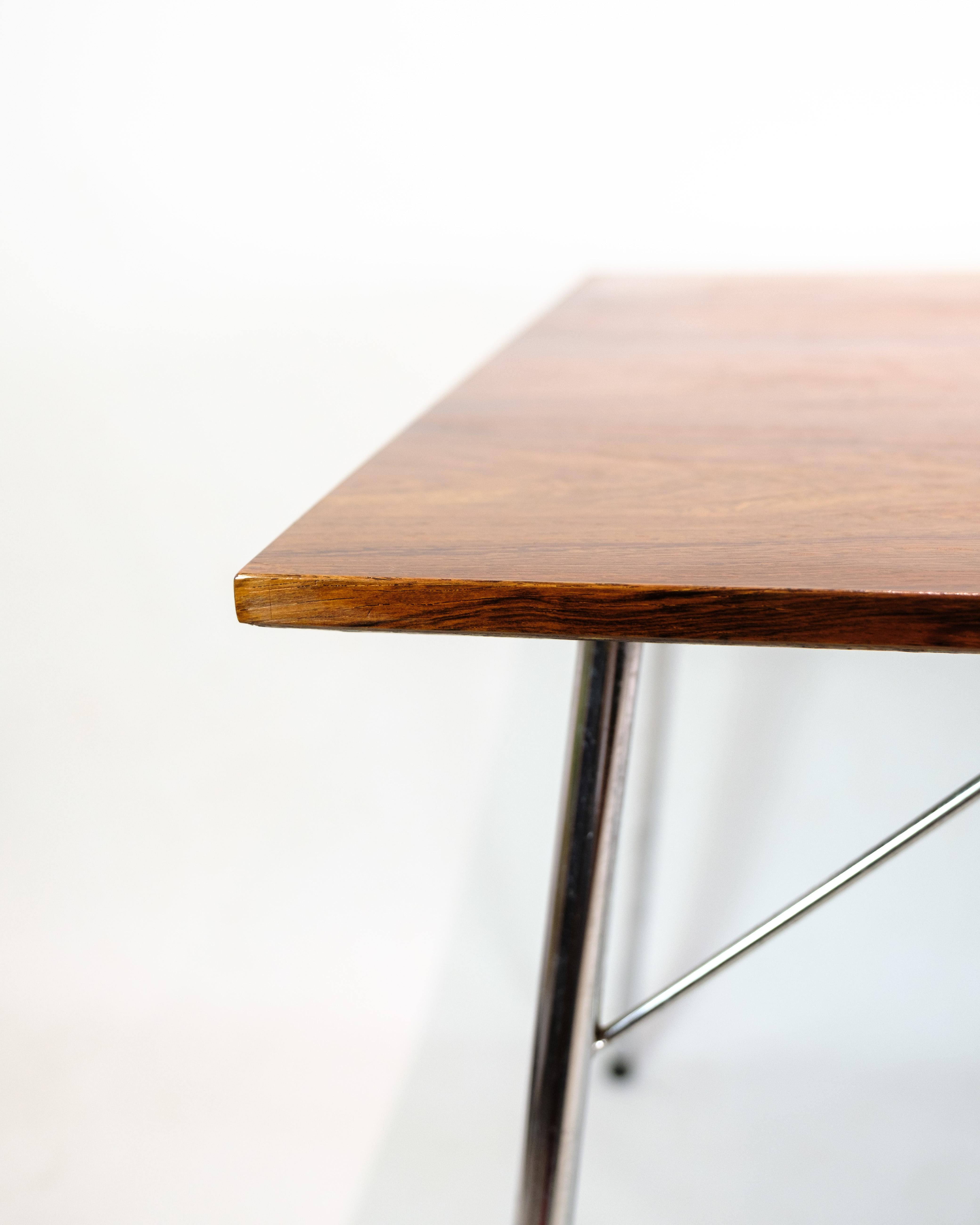 Mesa de comedor de palisandro realizada por Arne Jacobsen para Fritz Hansen en los años 60 mediados del siglo XX en venta