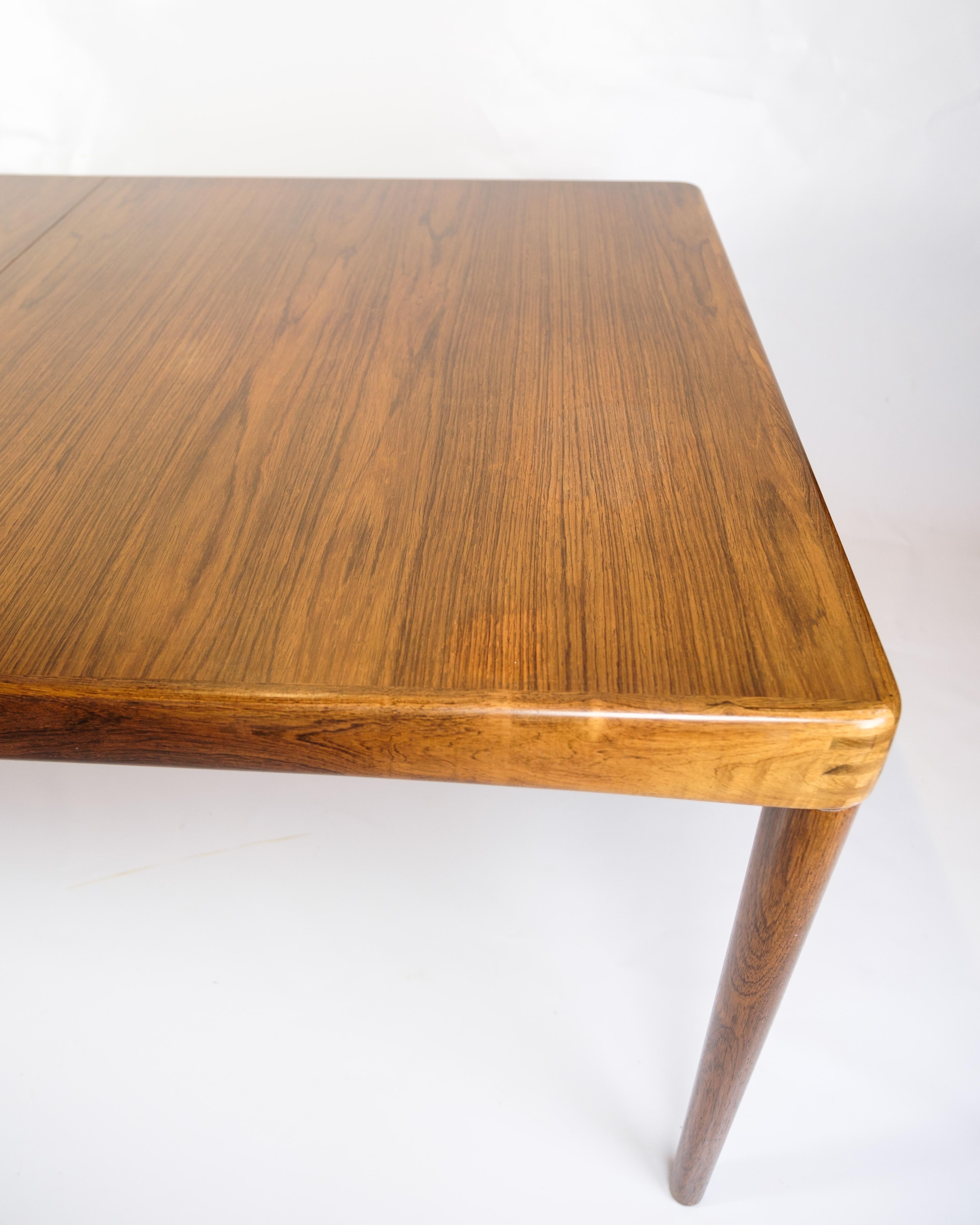 Dining Table Made In Rosewood By Henry W. Klein Made By Bramin From 1960s In Good Condition For Sale In Lejre, DK