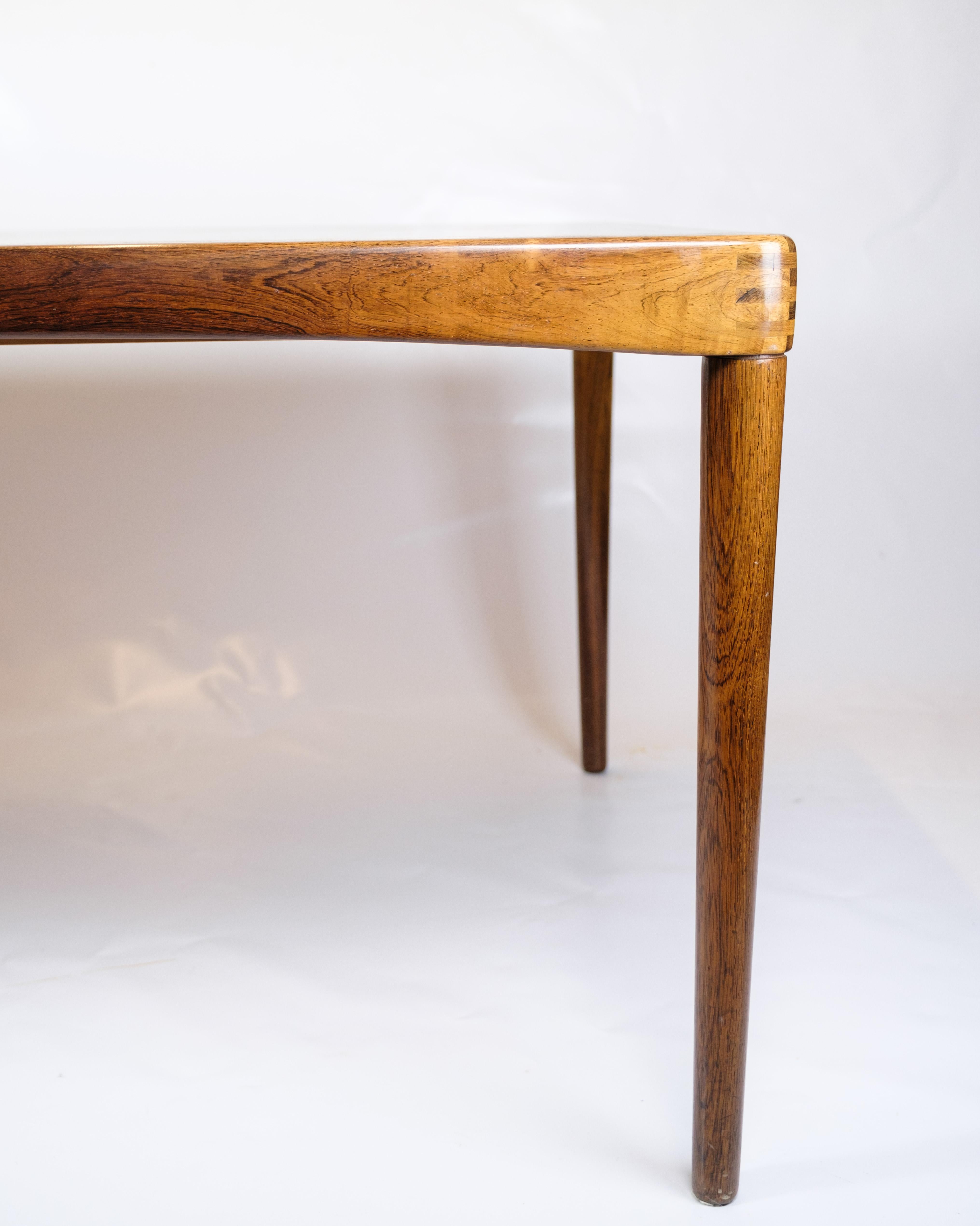 Mid-20th Century Dining Table Made In Rosewood By Henry W. Klein Made By Bramin From 1960s For Sale