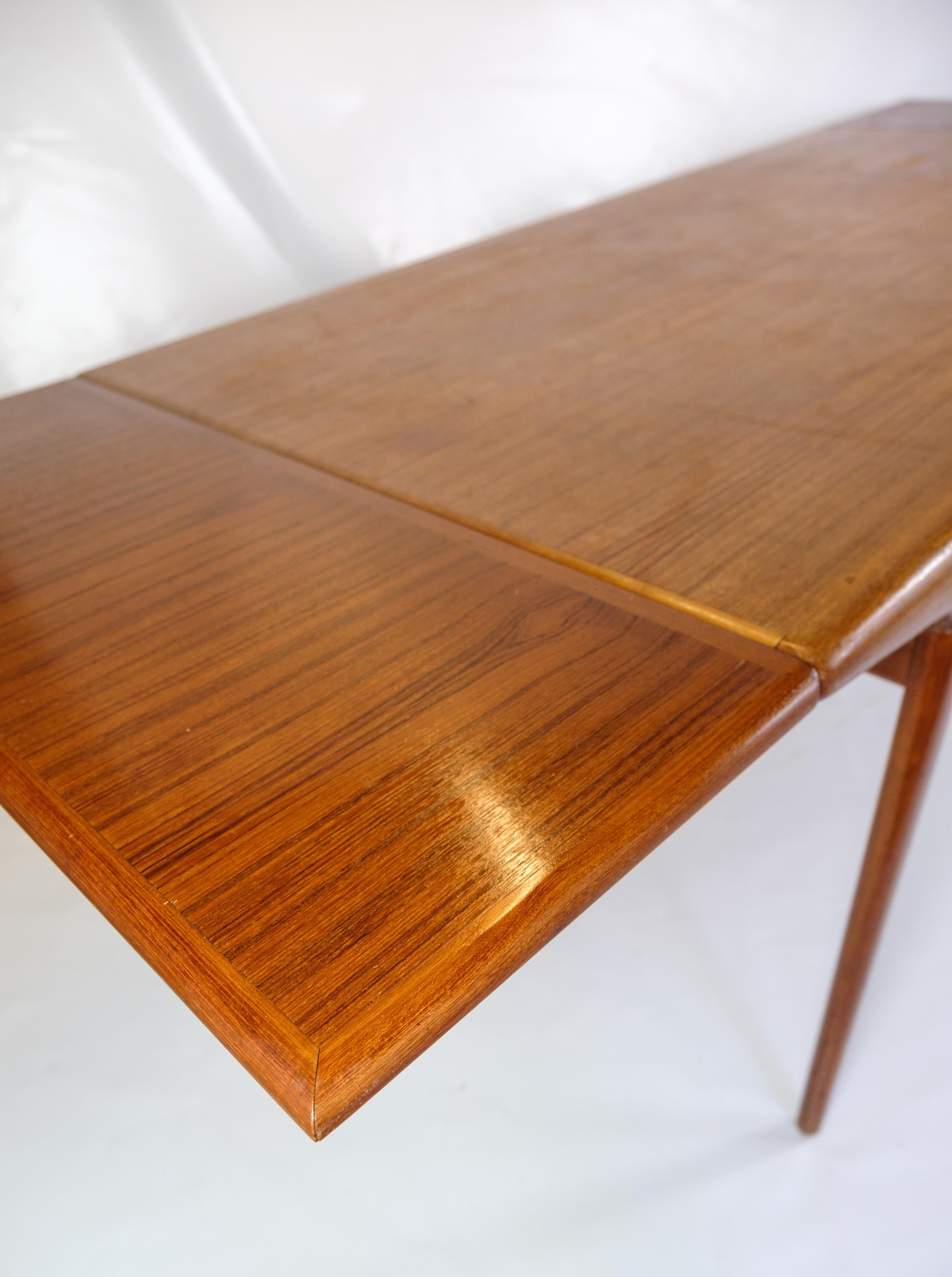 Danish Dining Table Made In Teak By Johannes Andersen For Uldum Furniture From 1960s