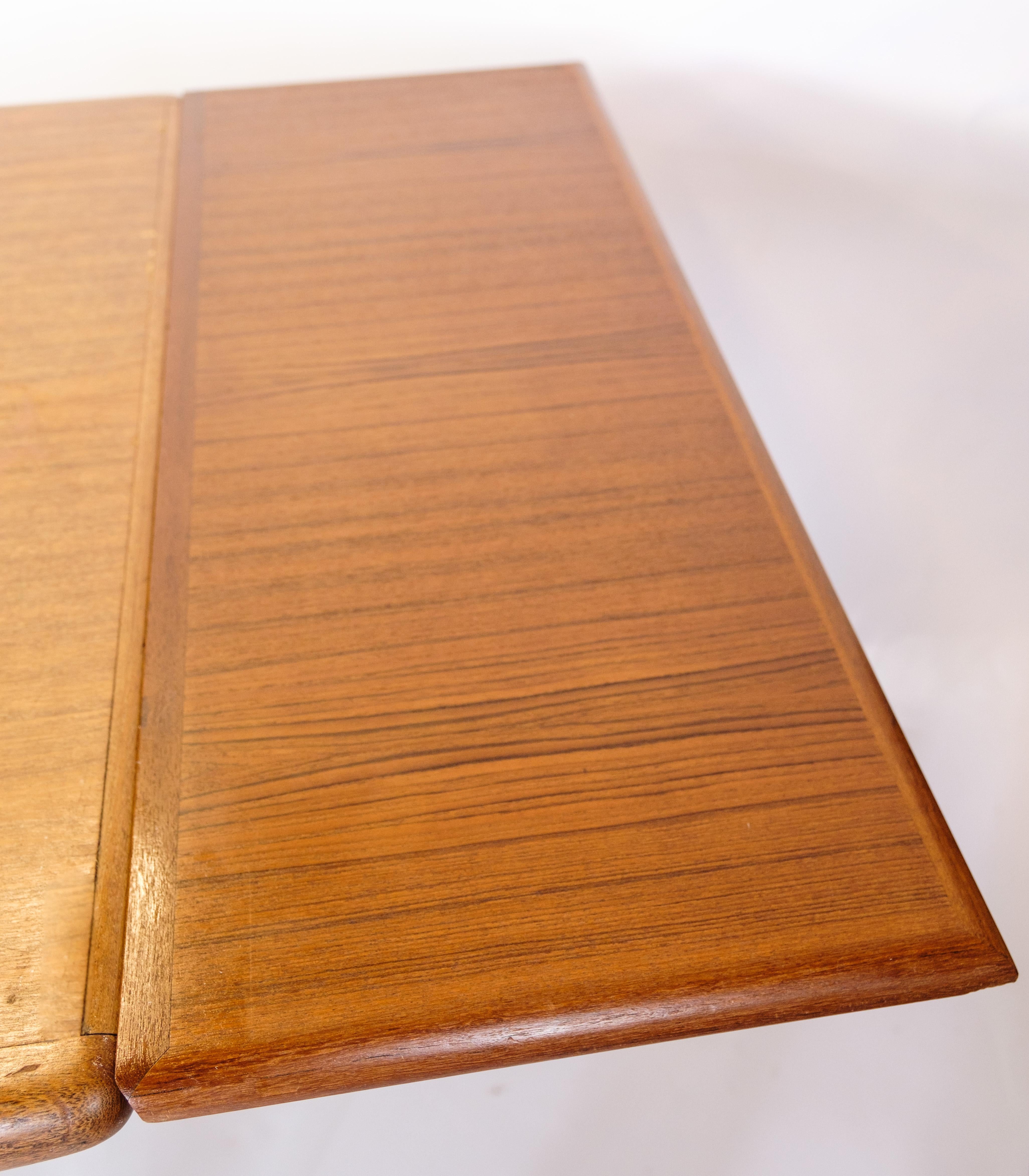 Dining Table Made In Teak By Johannes Andersen For Uldum Furniture From 1960s In Good Condition In Lejre, DK