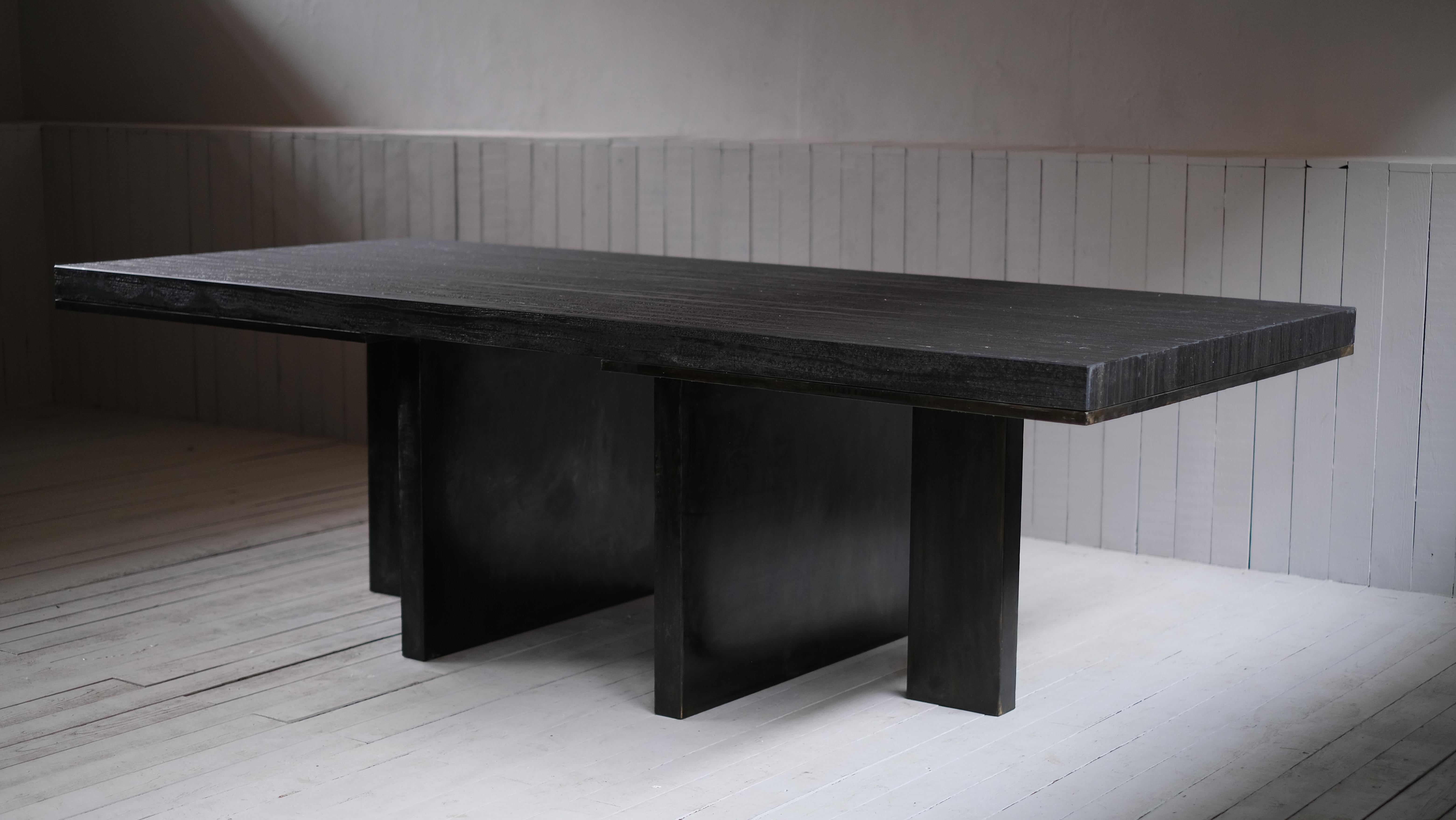 Steel Dining Table by Arno Declercq