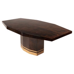 Dining Table Mod. 2007D by Willy Rizzo & Nucci Valsecchi for Aldo Tura, 1970