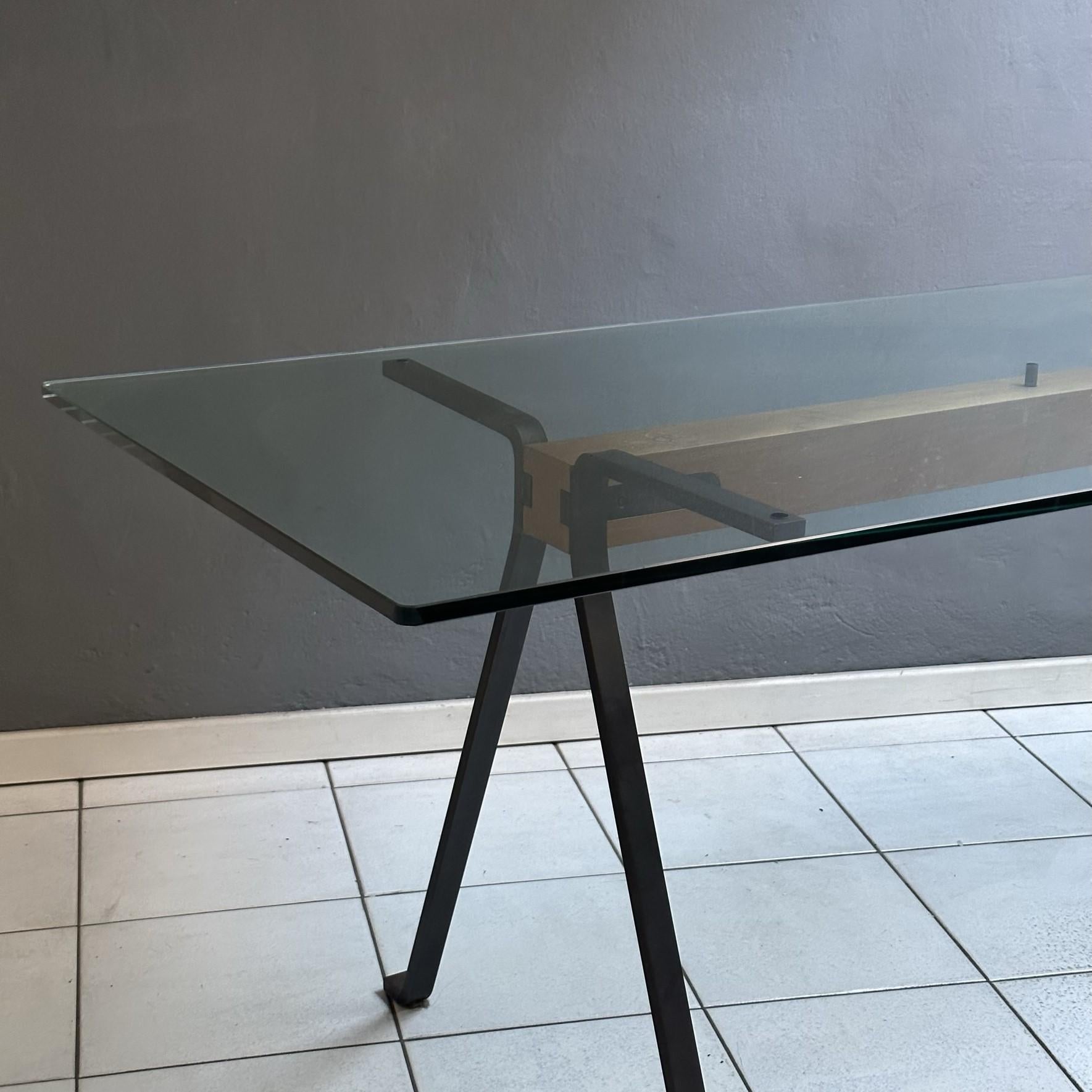 Dining table mod. Frate, designed by Enzo Mari in 1973 produced by Driade For Sale 7