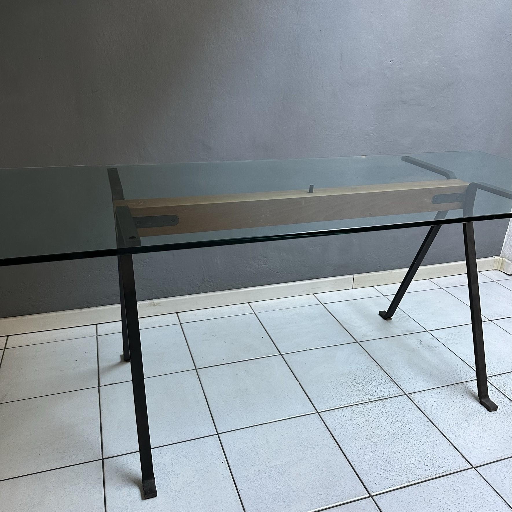 Italian Dining table mod. Frate, designed by Enzo Mari in 1973 produced by Driade For Sale