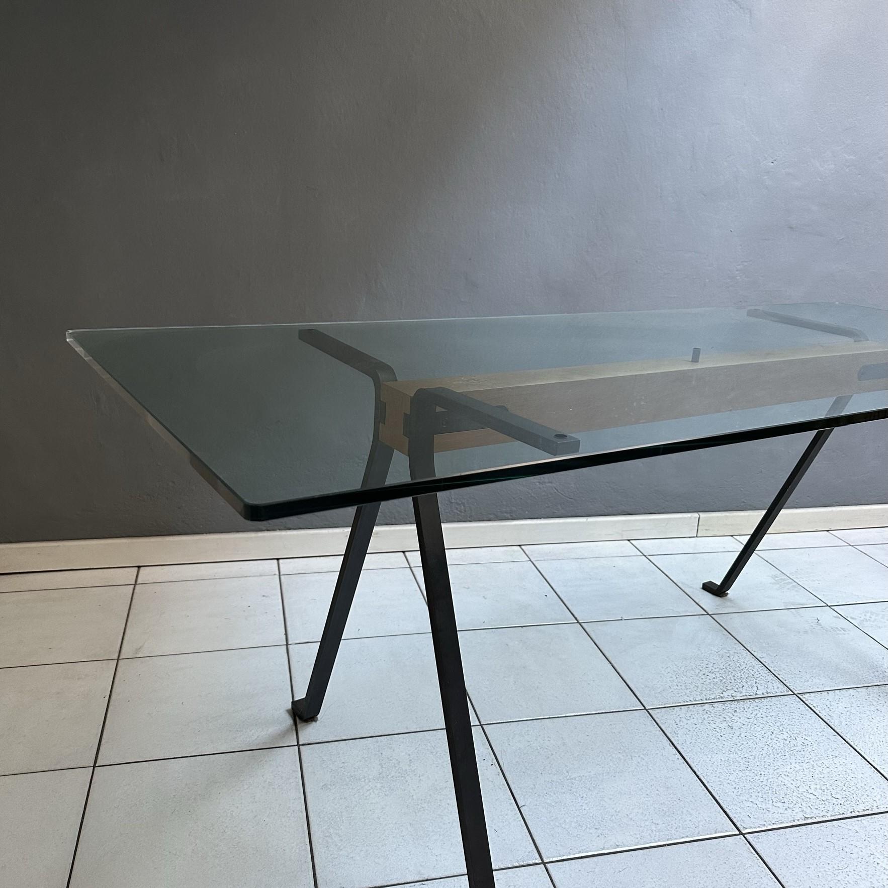 Dining table mod. Frate, designed by Enzo Mari in 1973 produced by Driade In Good Condition For Sale In Milan, IT