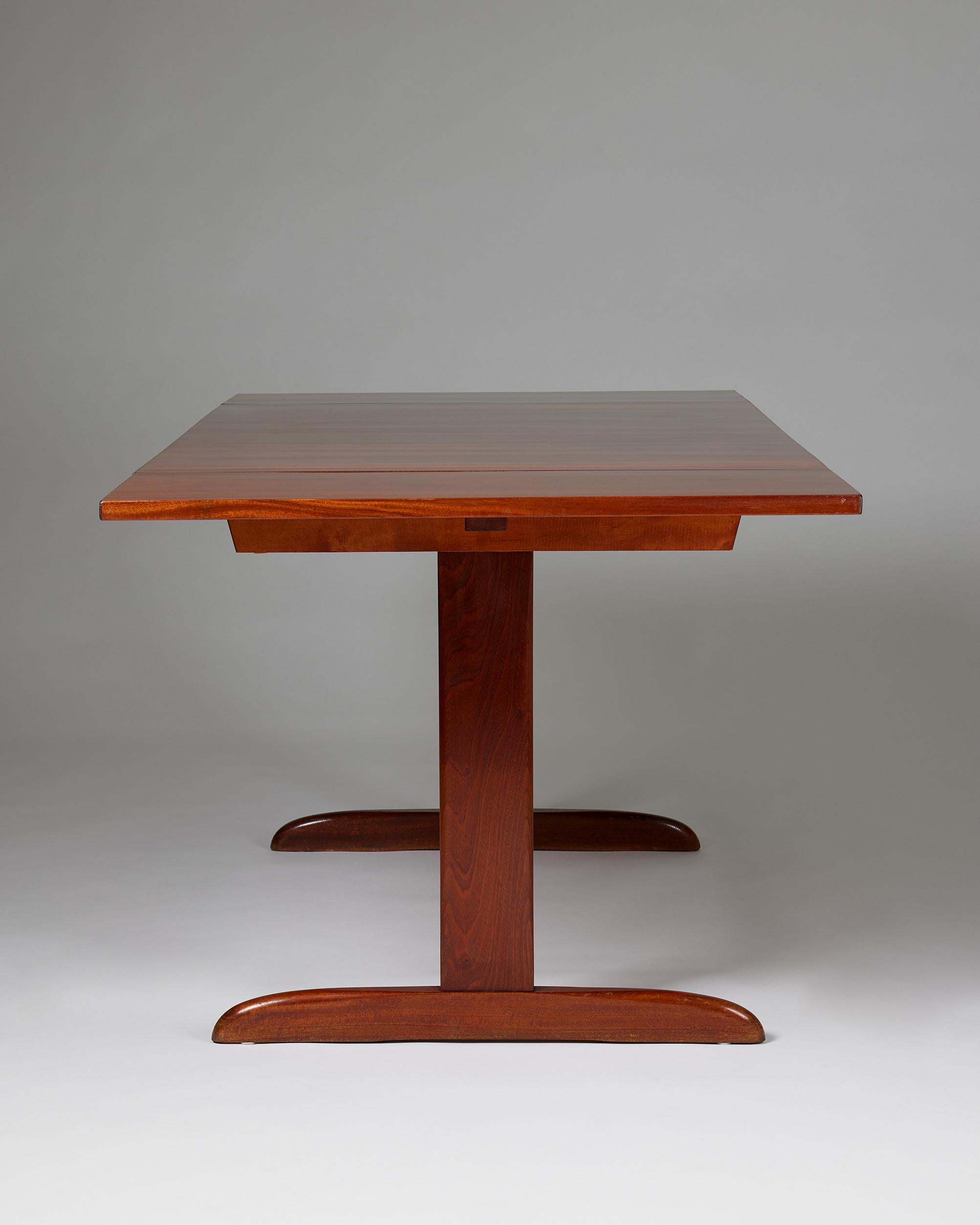Dining Table Model 1197 Designed by Josef Frank for Svenskt Tenn, Sweden, 1940s For Sale 6