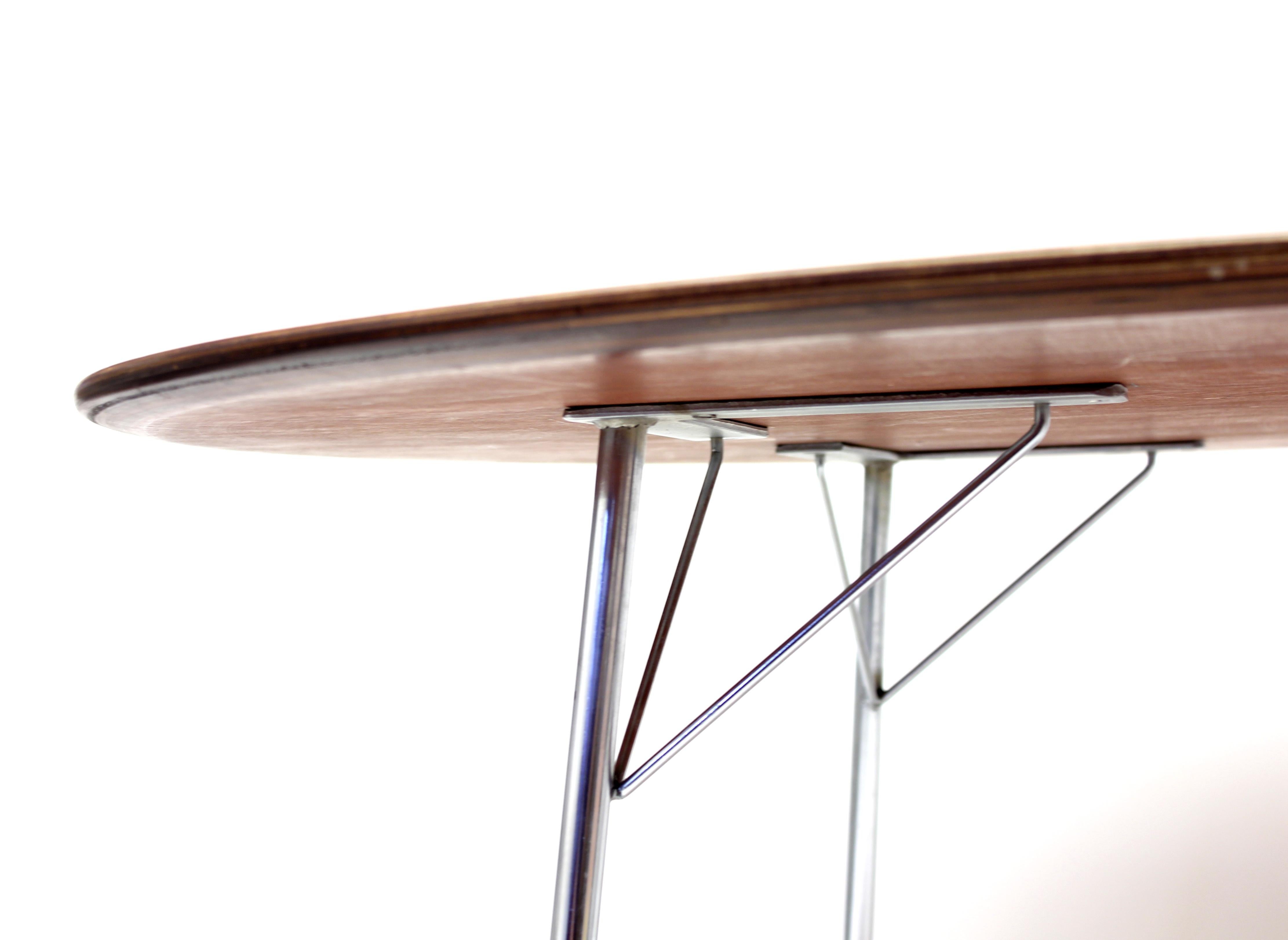 Esstisch Modell 3600 von Arne Jacobsen für Fritz Hansen:: 1960er Jahre 2