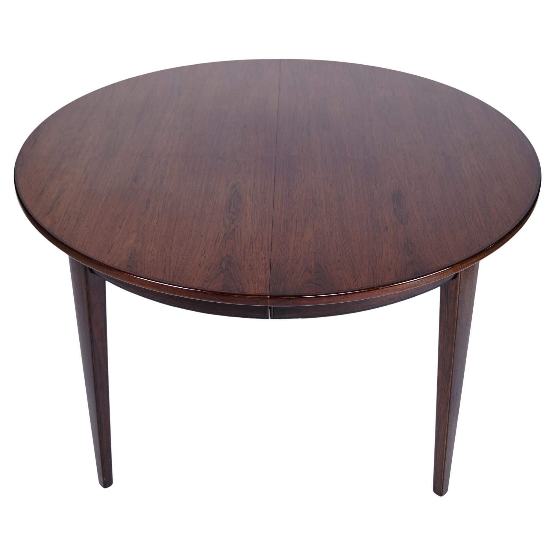 Dining Table Model 55 In Rosewood By Omann Junior From 1960s