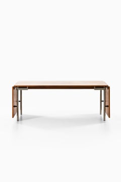 Dining Table, Model AT-319, in Rosewood and Steel by Hans J. Wegner, 1960s