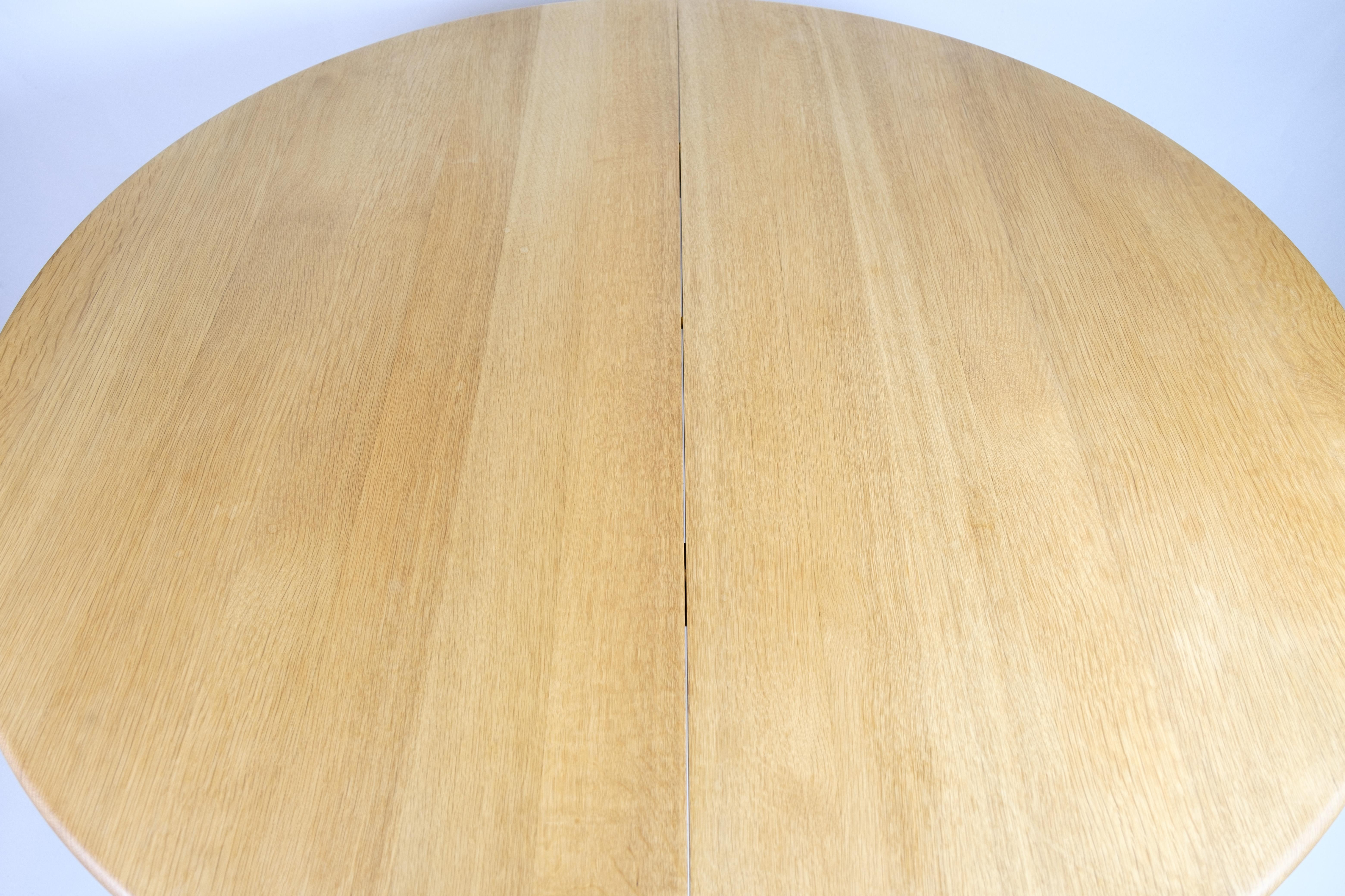 Late 20th Century Dining Table Model PP70 Made In Light Oak By Hans J. Wegner For PP Furniture
