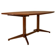 Table de salle à manger, modèle TL22, en acajou, Albini & Helg pour Poggi, Italie 1958