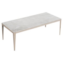 Dining Table, Modern Design Manufactured in Italy, Oak & Quartzite