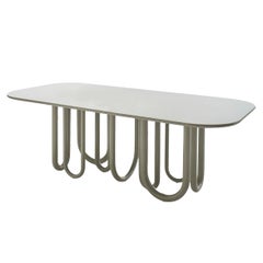 Dining table Mogg MEDUSA design DSIGNIO - Glossy lacquered W 260 cm 102.36 inch Dining table Mogg MEDUSA design DSIGNIO - Glossy lacquered W 260 cm 102.36 inch