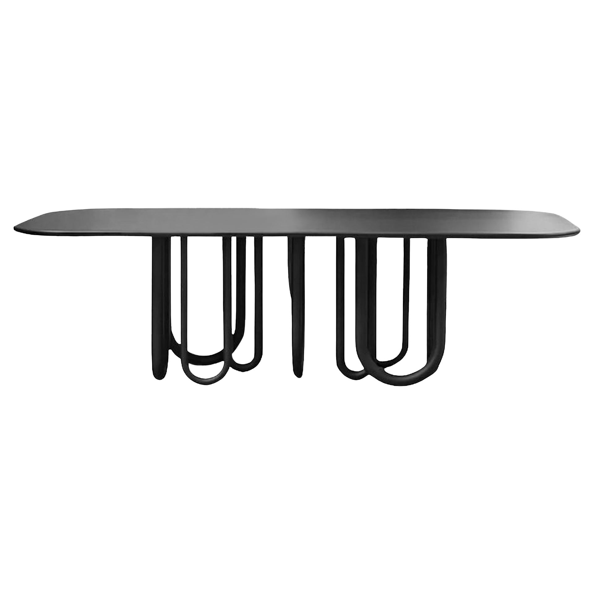 Table de salle à manger Mogg MEDUSA design DSIGNIO - Laqué mat L 260 cm 102.4 inch en vente