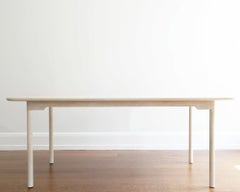Modern Bleached White Oak Dining Table - Dining Table MONO