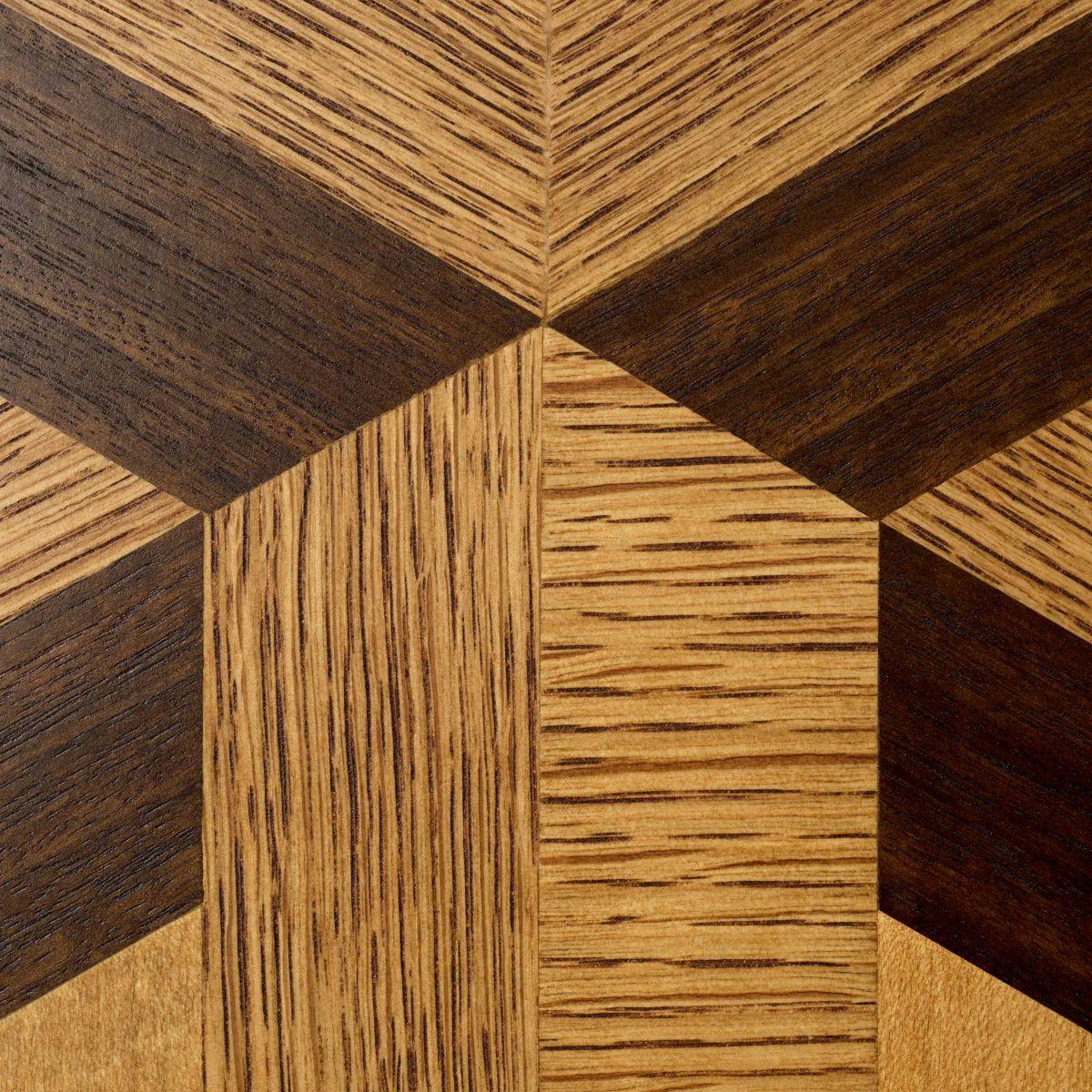 Mesa de Comedor - Chapa de Roble con Acabado Bronce Francés en venta