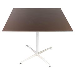 Vintage Dining Table of Metal and Laminate Designed by Arne Jacobsen